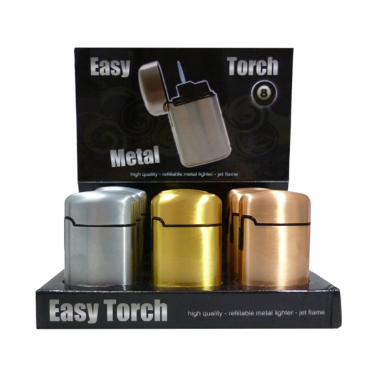 Easy Torch Tek Alev Metal Puro Çakmağı Rose 0202081