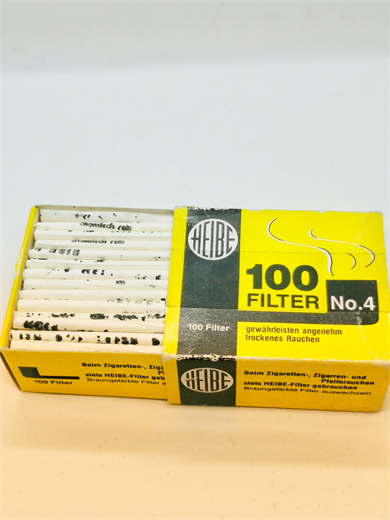 Heibe 3mm Kağıt Pipo Filtresi (100 Adet)