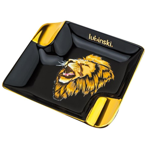 Lubinski Lion Porselen Puro Küllüğü Siyah/Gold 2li