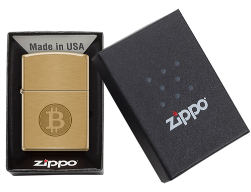 Zippo Bitocin Crypto Design Çakmak